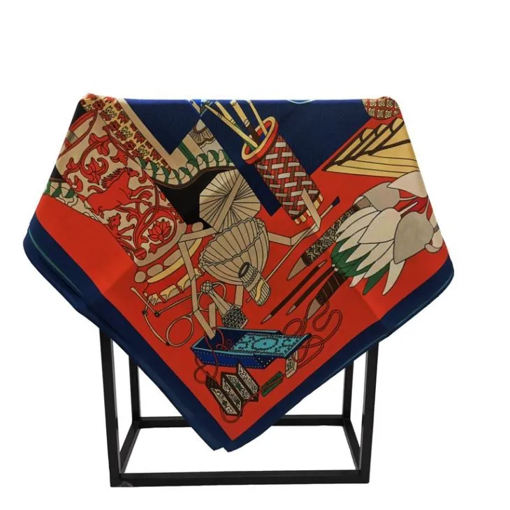 Decorative Double-sided Satin Scarf Decorative Double-sided Satin Scarf